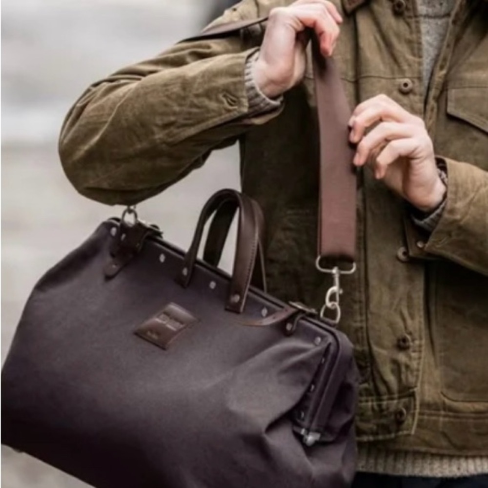 Line of Trade Large Canvas Leather Heavy Duty Utility Travel Bag